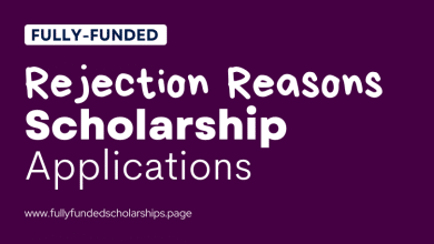 Why Scholarship Applications Get Rejected